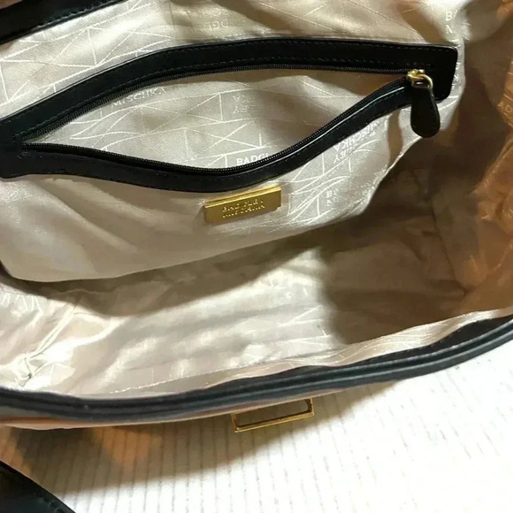 Badgley Mischka multicolors leather satchel handbag - Picture 10 of 12